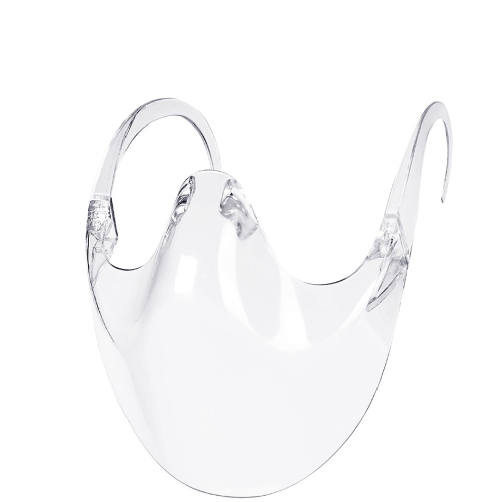 Clear shield task mask.